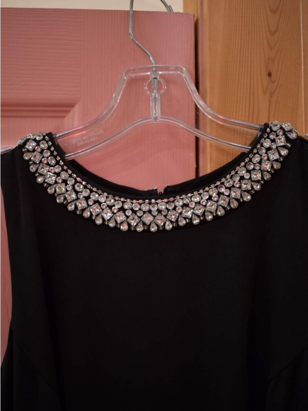 NWT✨ Mac Duggal Maxi Dress Gown with Crystal Embellished Neckline - Picture 4 of 8